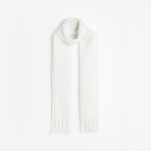 H&M brushed finish scarf (white)